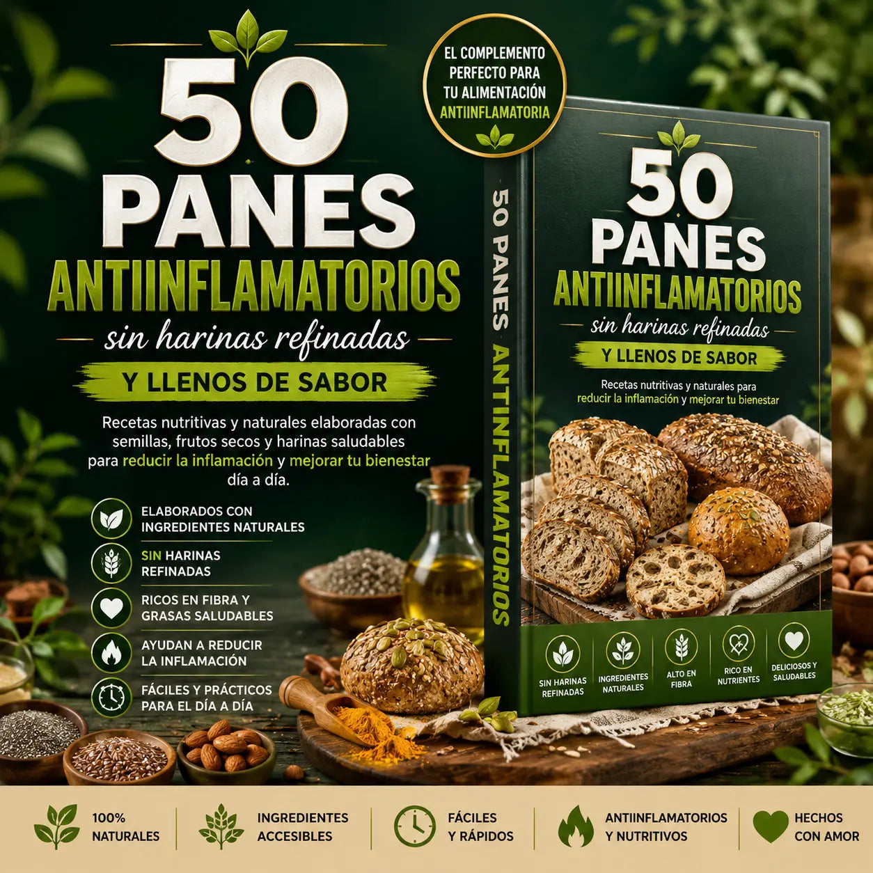 50 PANES ANTIINFLAMATORIOS